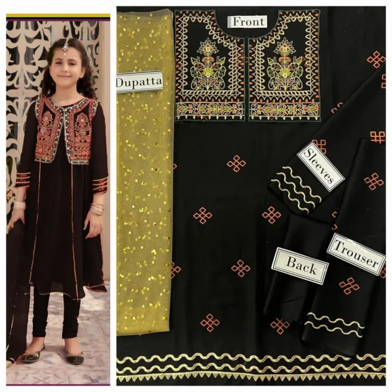 Black-Pakistani-Kids-Dresses-For-Wedding