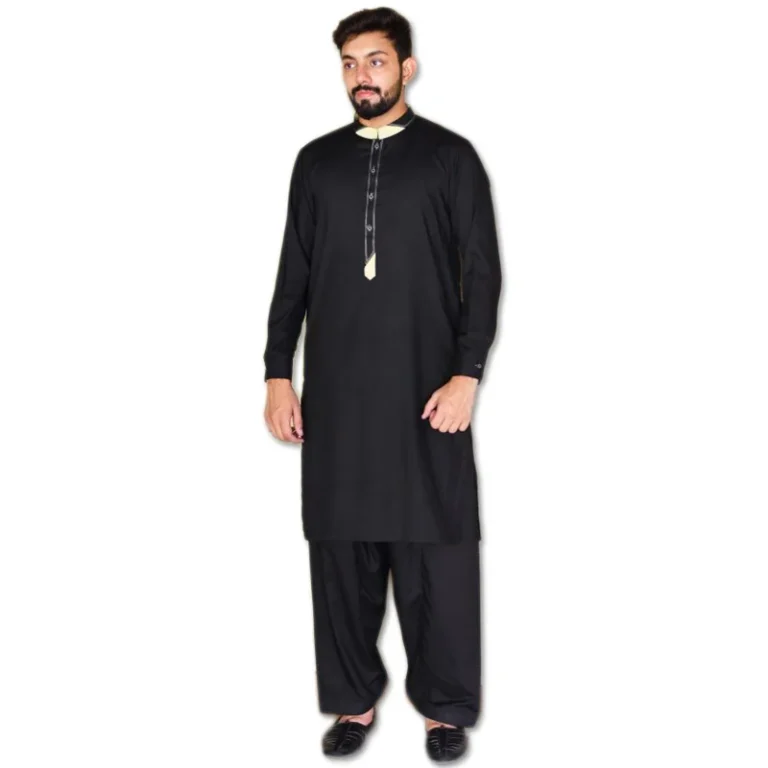 Black-mens-designer-toronto-pakistani-clothes