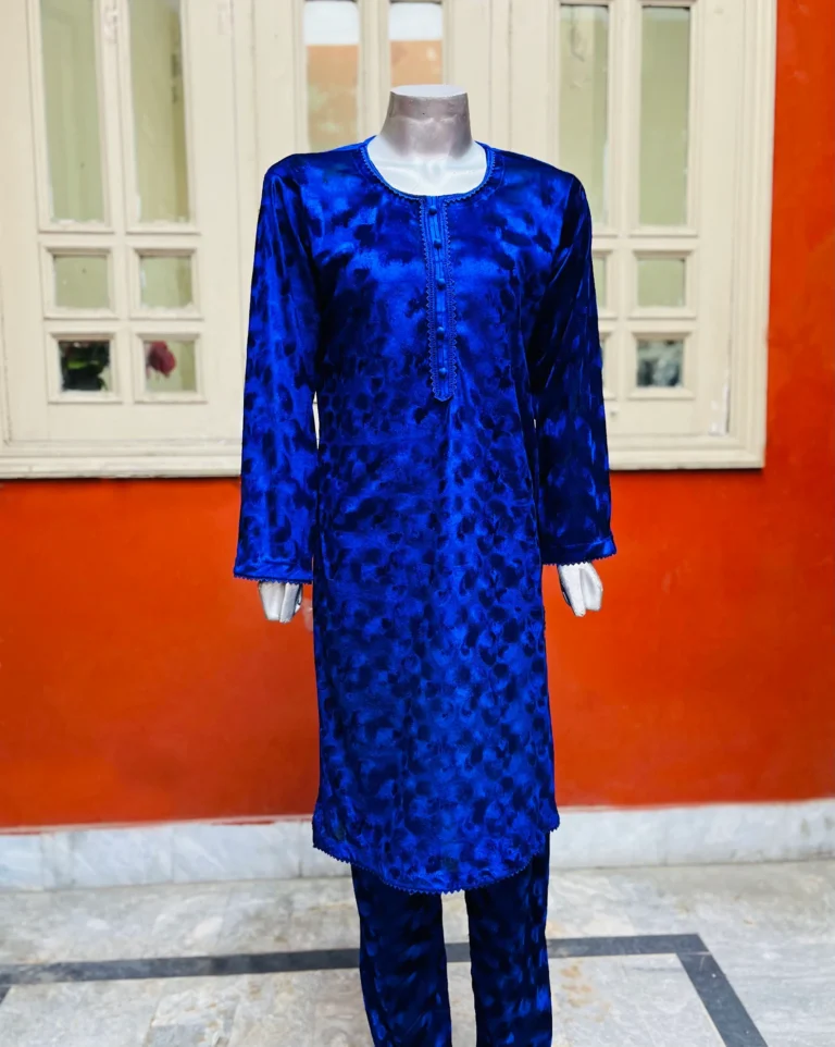 Blue-Color-2pc-Velvet-Pakistani-clothes-online-canada