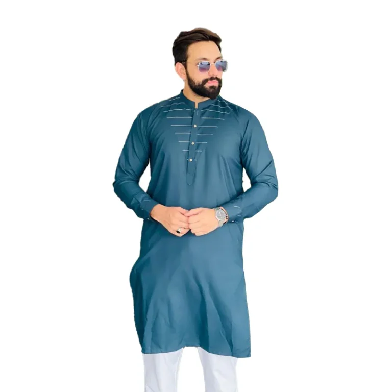 Bluish-Cyan-mens-pakistani-clothes-online-toronto