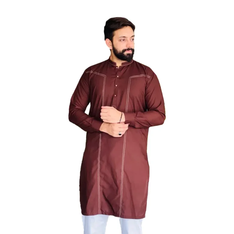 Brown-Color-Mens-Pakistani-clothes-Canada