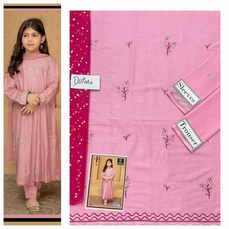Faded-Pink-Pakistani-Children-Lehenga