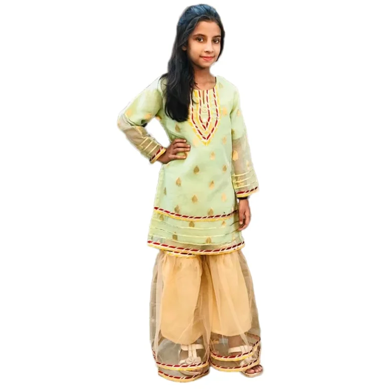 Light-green-kids-formal-Pakistani-clothes-online-canada