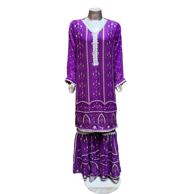 Purple-Color-pakistani-chiffon-clothes-toronto