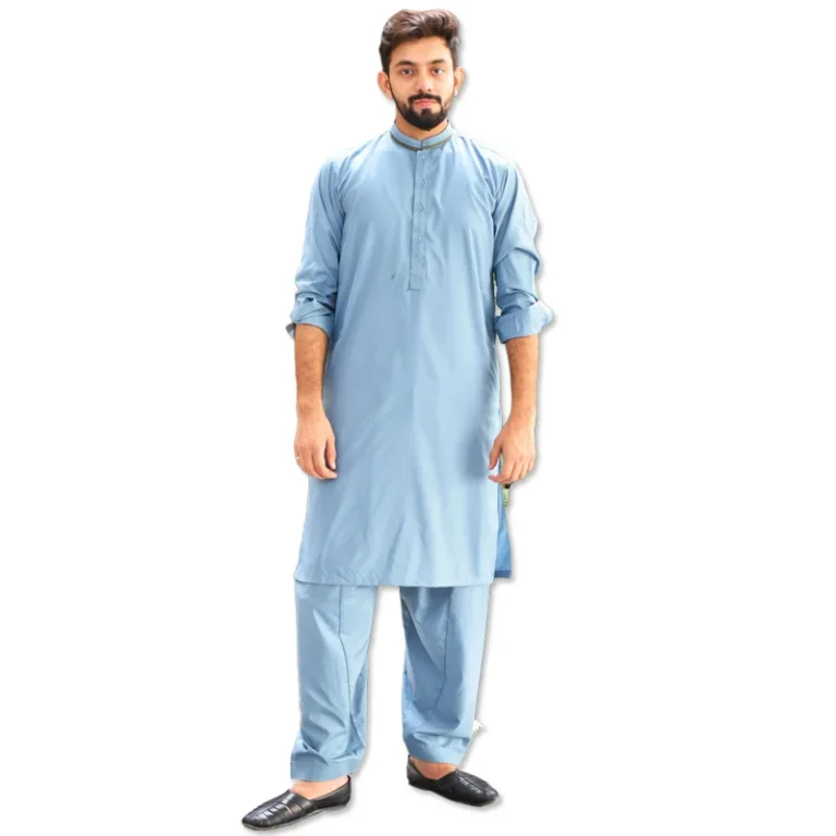 Sky-Blue-mens-Pakistani-clothes-online-canada
