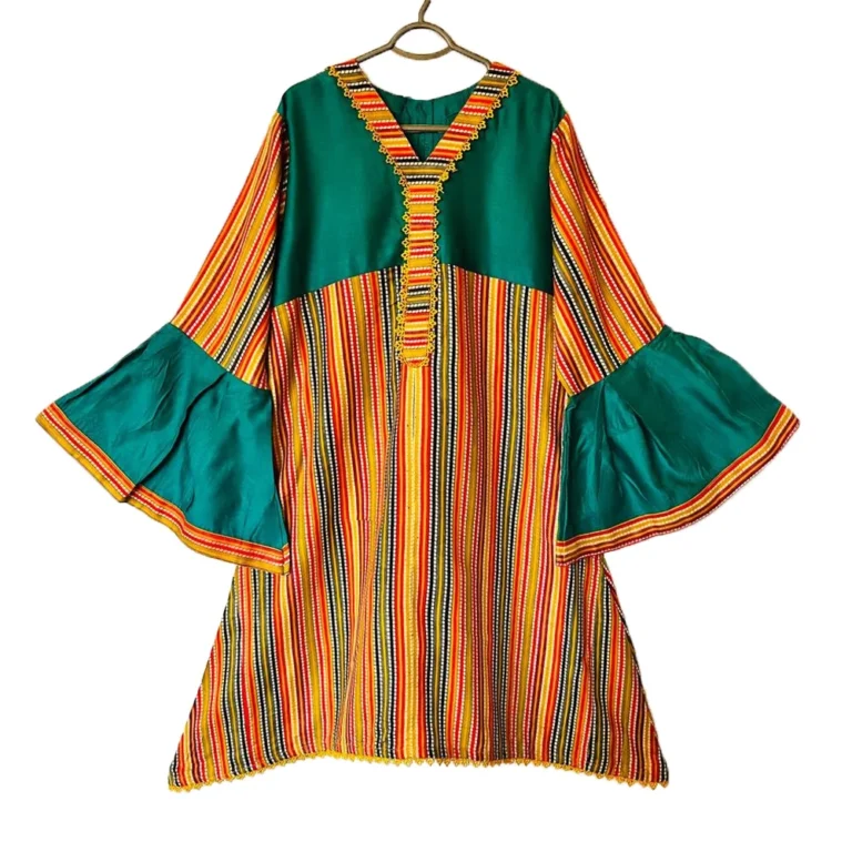 Yellow-Green-kids-Pakistani-dresses-online-canada