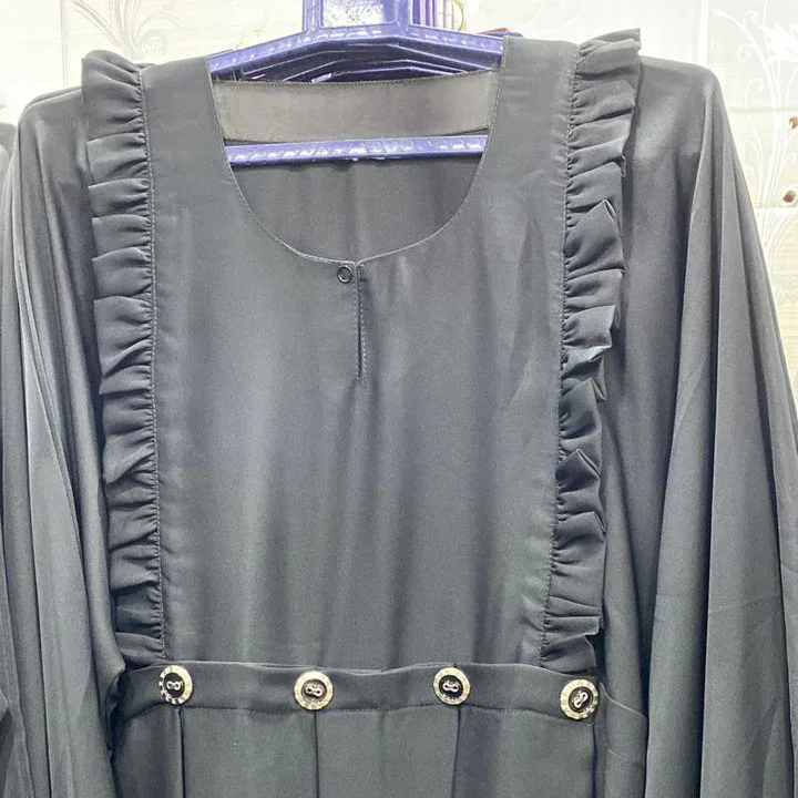 gray-abaya-wholesale-pakistan-frill-style