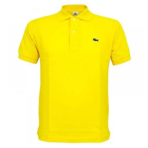 polo-T-shirts-plain-yellow-1