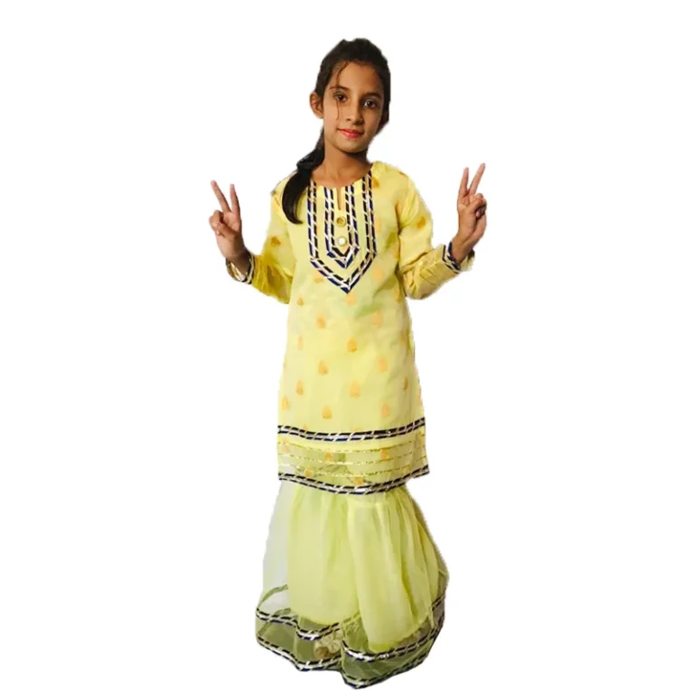 yellow-formal-kids-pakistani-clothes-Calgary