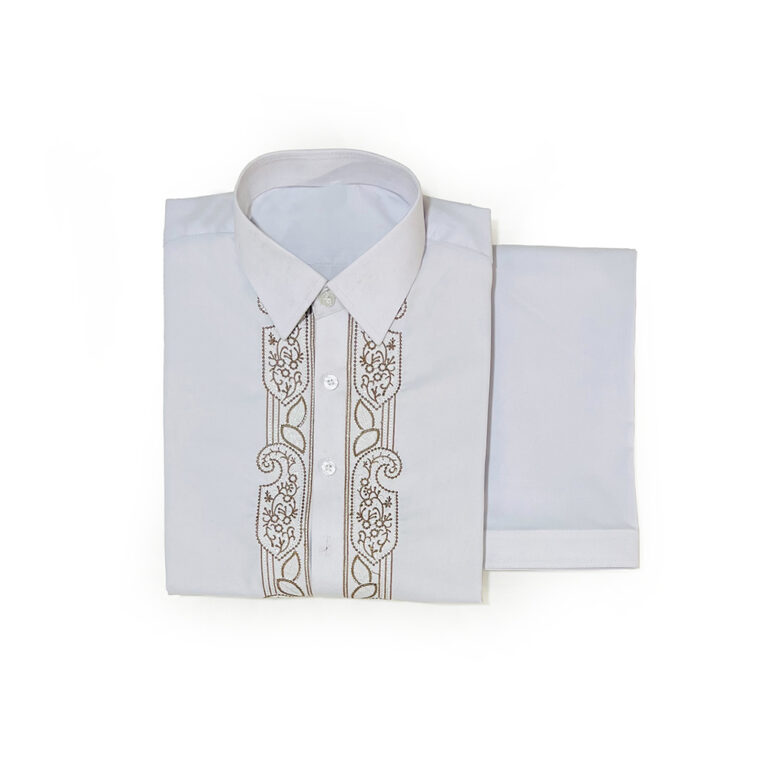White Color Embroidered Men's Pakistani dresses online canada