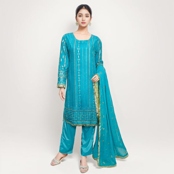 Ferozi Gharara Suit Pakistani