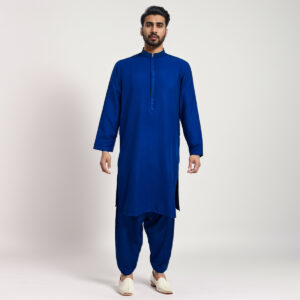 Navy Blue men's shalwar kameez