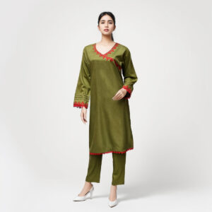 Vibrant Green co ord sets women pakistan