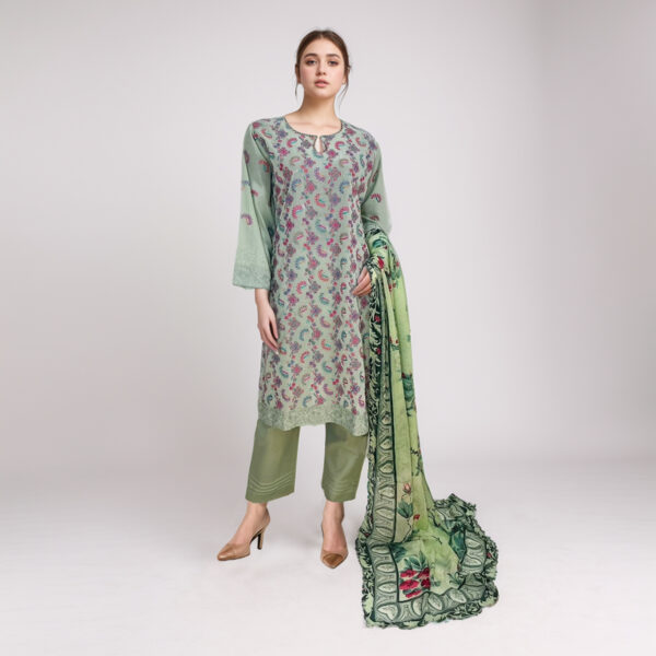 Camouflage green women co ord set pakistan