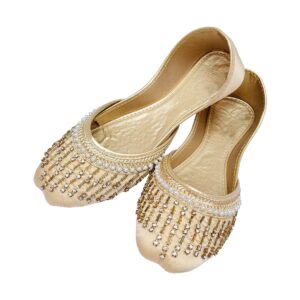 Rose Gold khussa shoes ladies