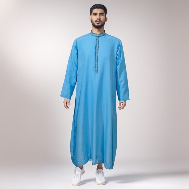 sky blue mens thobes UK