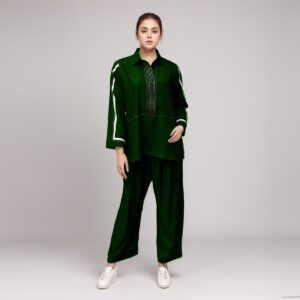 Dark Green co ord sets pakistan