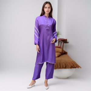 Light Purple women co ord set pakistan