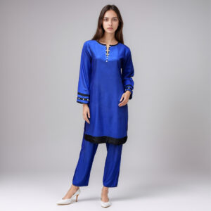 Sapphire Blue co ord set pakistan