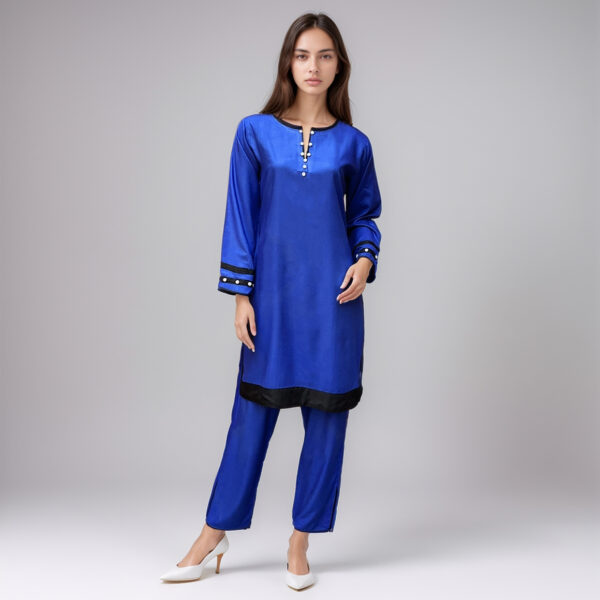 Sapphire Blue co ord set pakistan