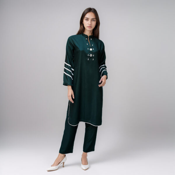 Timber Green women co ord set pakistan