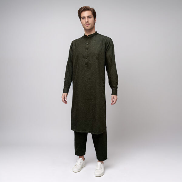 Dark Grey Men's Shalwar Kameez