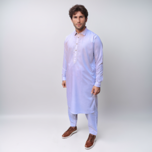 Embroidered White Men's Shalwar Kameez