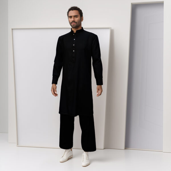 Black Men's Shalwar Kameez Pakistan