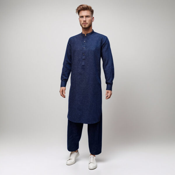 Tealish Blue Men's Shalwar Kameez Pakistan