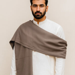 Brownish Grey premium men’s wool shawl Canada
