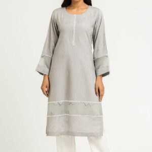 Quill Grey self print wholesale ladies linen kurtis Canada