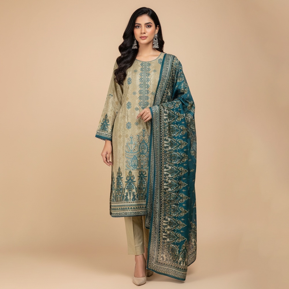 Vanilla Wholesale Linen Pakistani Suit Canada