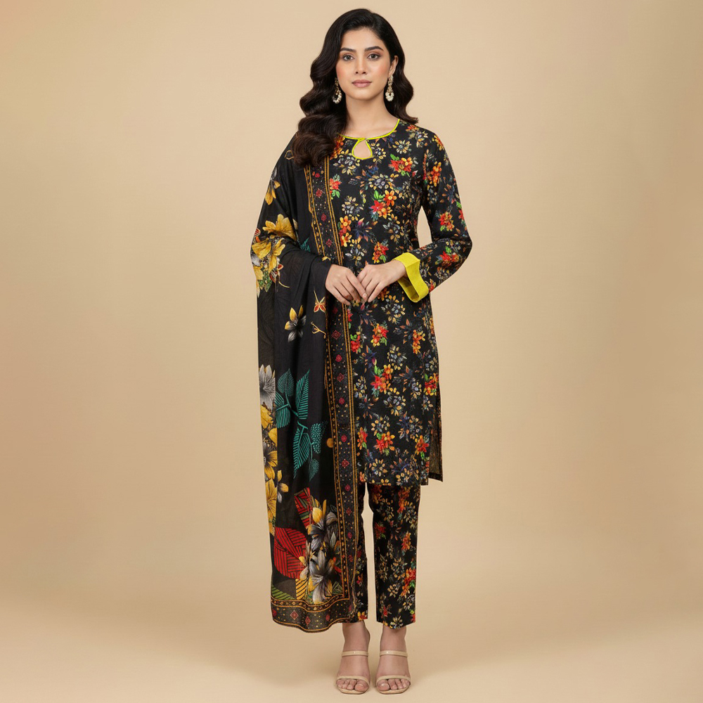 Black Wholesale Bin Saeed Lawn Suit Canada