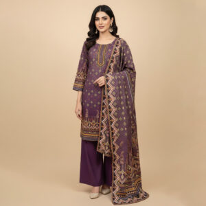 Magenta Wholesale Bin Saeed Lawn Suit Canada
