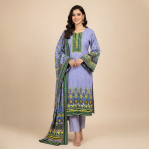 Pastel Purple Wholesale Bin Saeed Lawn Suit Canada