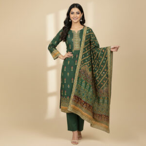 Tealish Green Wholesale Bin Saeed Lawn Suit Canada