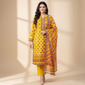 Yellow Wholesale Bin Saeed Lawn Suit Canada