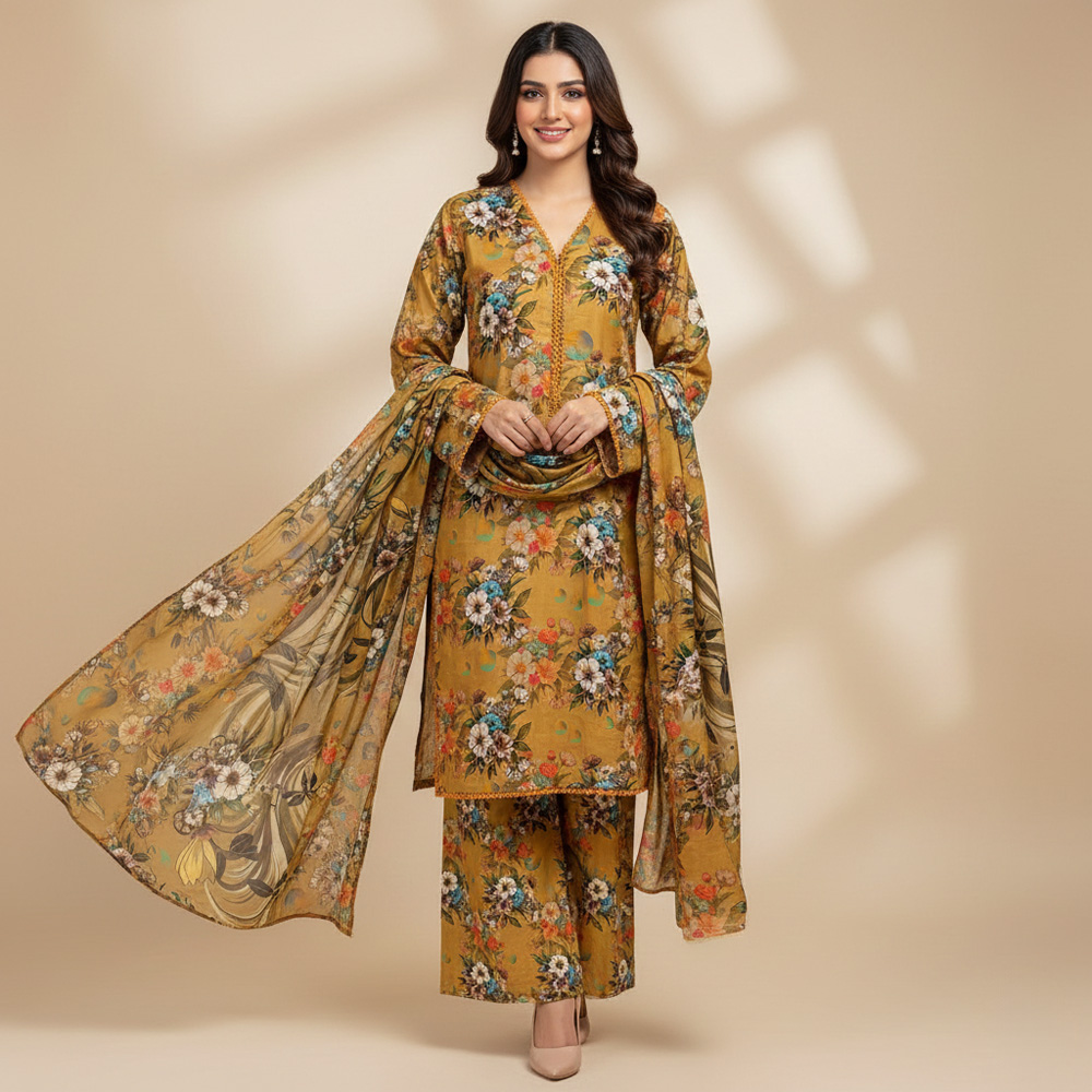 Dull Orange pakistani clothes wholesale suppliers
