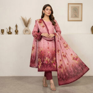 Elegant Pink Lawn Suits Wholesale Pakistani