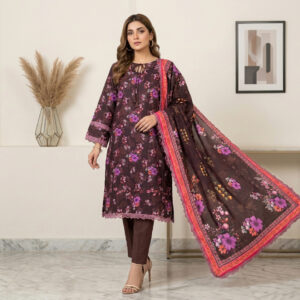 Stylish Chocolate Wholesale Pakistani Lawn Suits