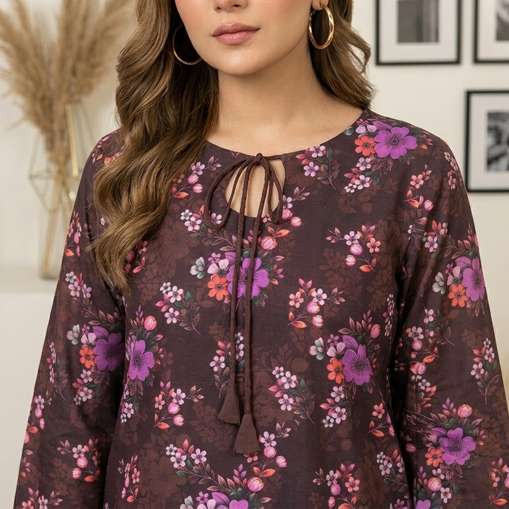 Stylish Chocolate Wholesale Pakistani Lawn Suits