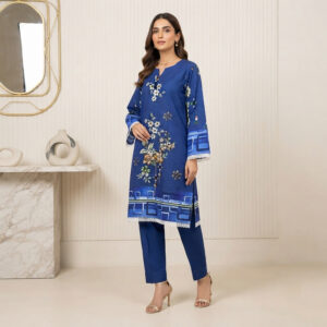 Royal Blue 2pc Wholesale Pakistani Linen Suit Canada