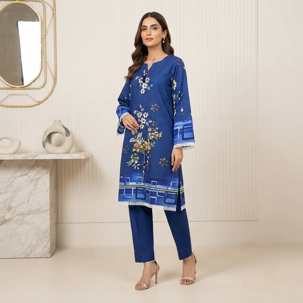 Royal Blue wholesale pakistani salwar kameez toronto supplier