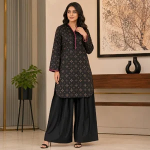 Jet Black wholesale 2pc pakistani lawn suit