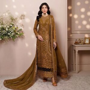 Oak-Brown pakistani party wear canada