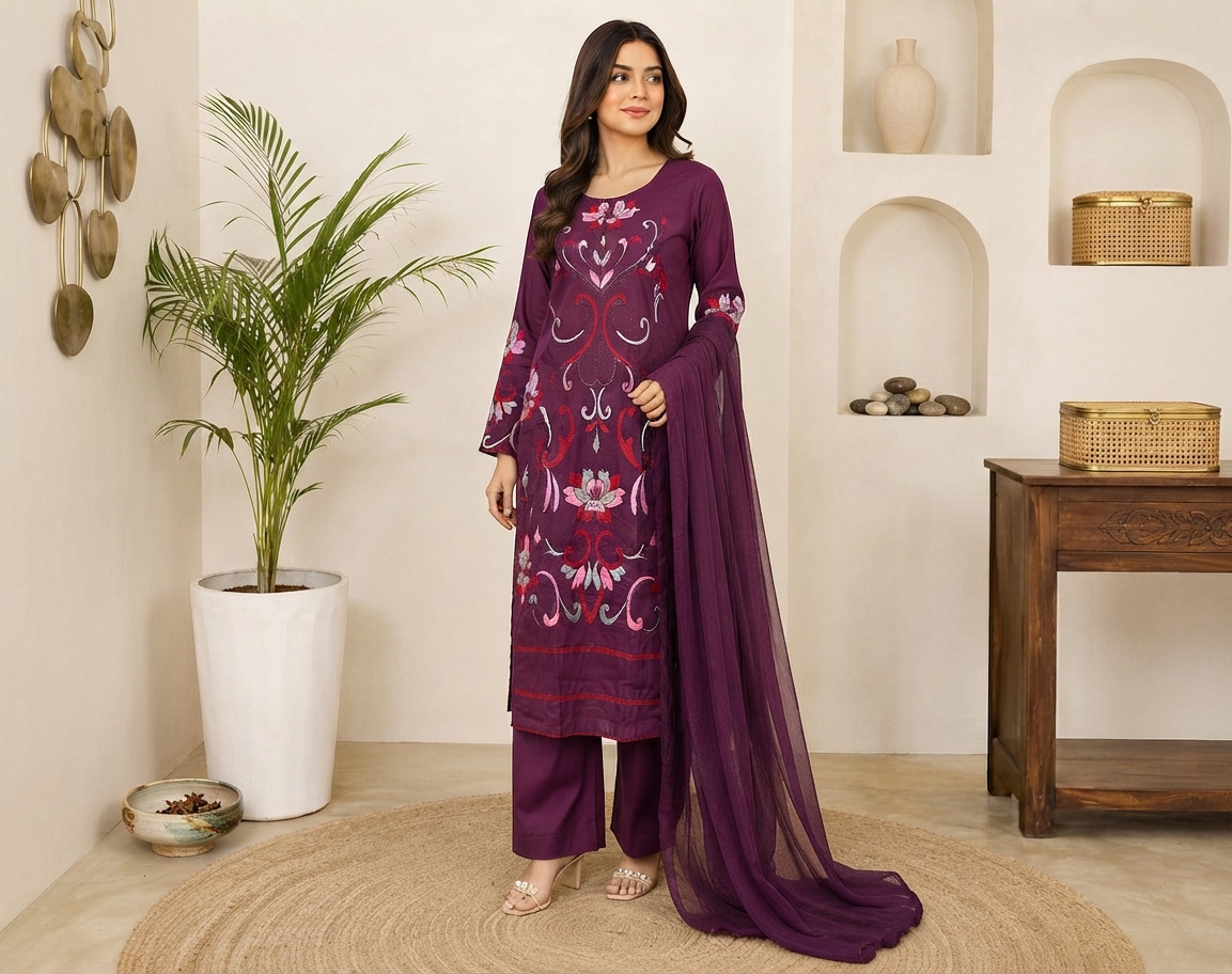 Peach wholesale lawn suits canada