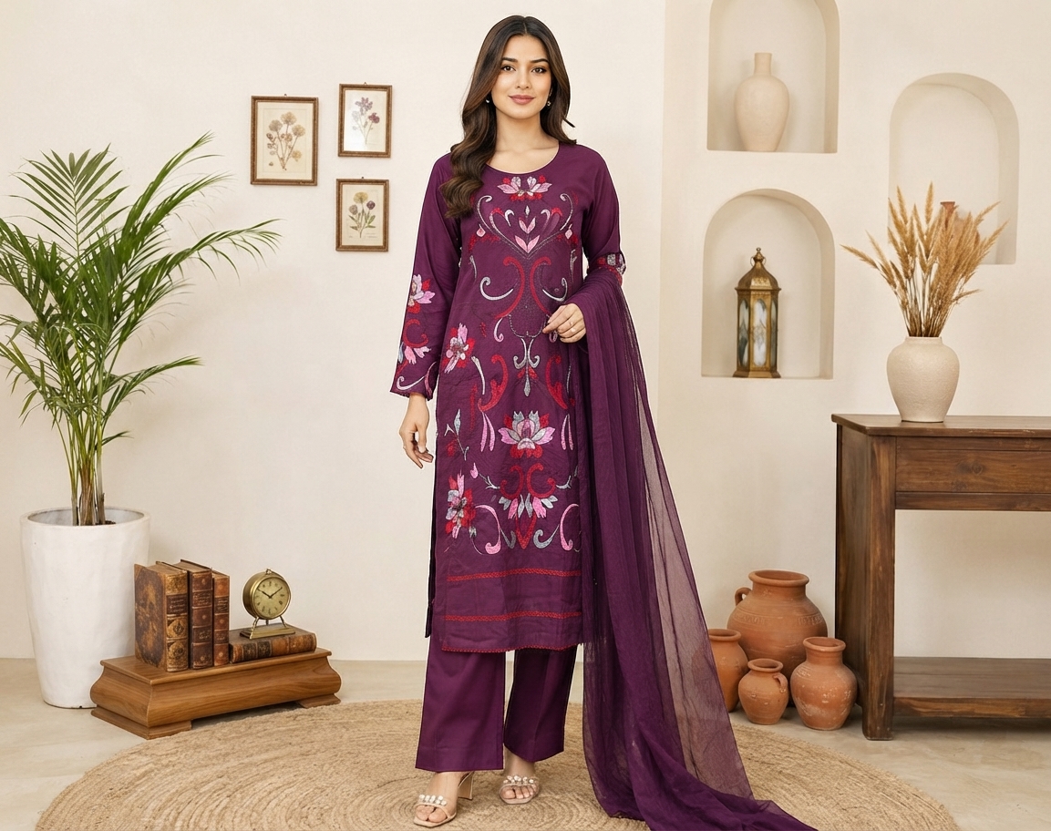 Peach wholesale lawn suits canada
