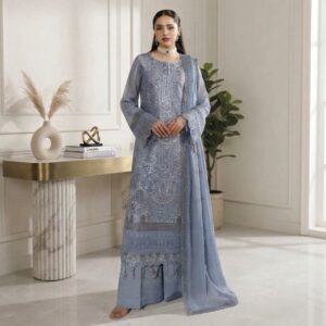 Regent-Grey pakistani party wear wholesale