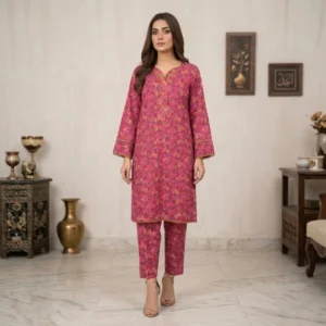Ruby Pink Wholesale Pakistani Lawn Suit