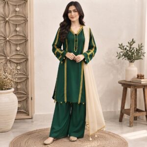 Dark Green Wholesale 3 Piece Suit Canada